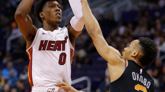 Adebayo’s career-high 22 points helps Heat beat Suns 115-98