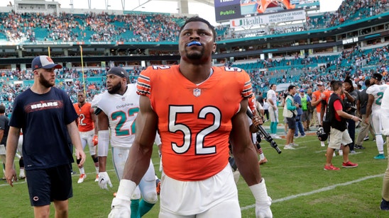 Khalil Mack questionable for Bears’ game with Patriots