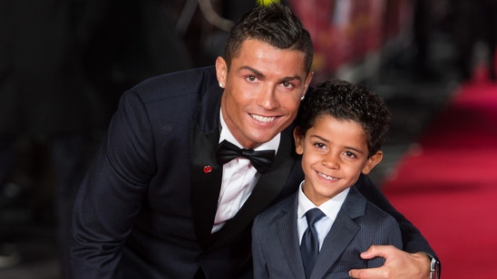 People keep telling Cristiano Ronaldo's son there's better players than his dad