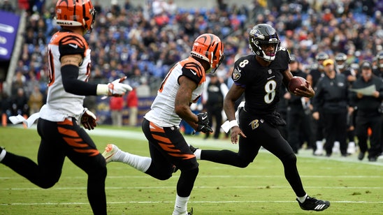 For a game, calling Lamar Jackson's number kept working