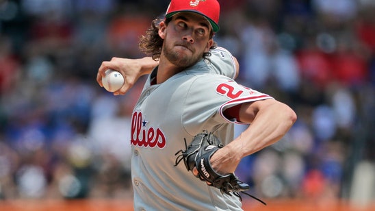 Nola's pitching, Bruce's power lead Phillies over Mets 8-3