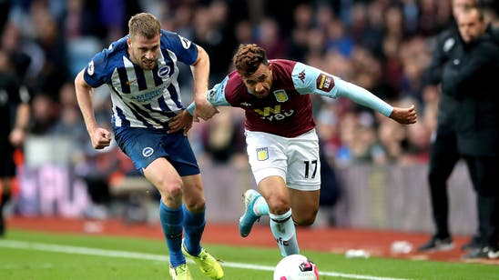 Targett scores late as Aston Villa beats Brighton 2-1
