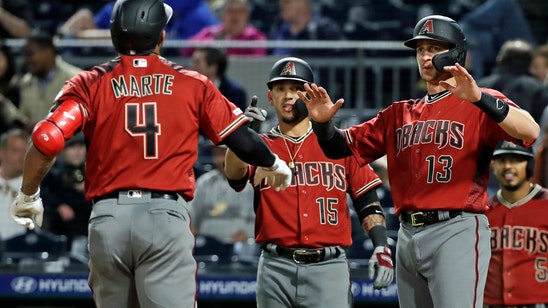 Marte homers twice, D-Backs win 9th straight at Pittsburgh