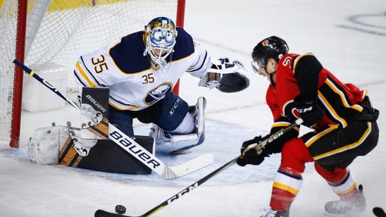 Jack Eichel scores in OT to lift Sabres past Flames, 4-3