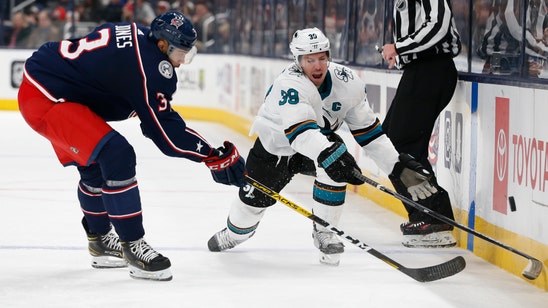 Sharks captain Logan Couture out 6 weeks with ankle injury