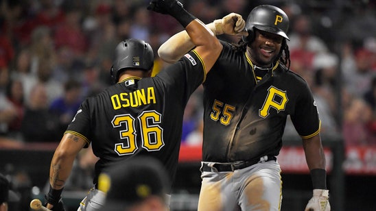 Bell's HR, 3 RBIs help Pirates take down Angels 10-7