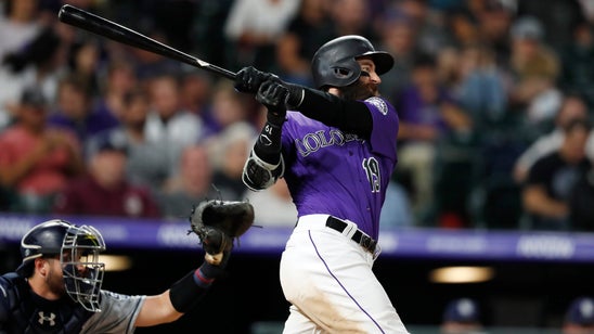 Blackmon hits 2 HRs, Gray Ks 10 as Rockies beat Padres 9-6