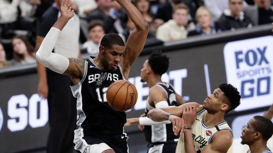 Spurs' season-best 3-point shooting does in Bucks, 126-104