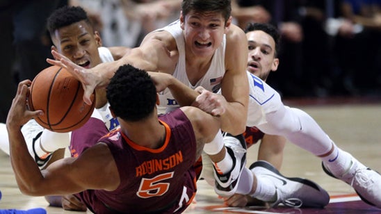 Clarke’s tip-in helps Hokies stun No. 5 Duke, 64-63