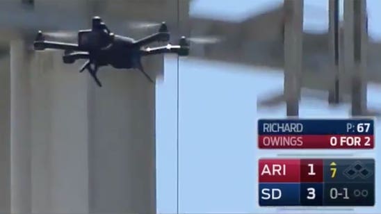 Watch: Drone crashes into stands during Padres-Diamondbacks game