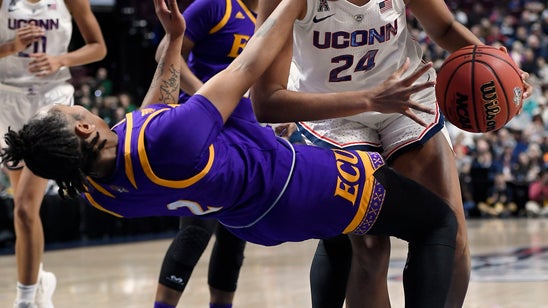 No. 2 UConn, without Samuelson, beats East Carolina 92-65