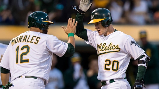 Canha hits 2-run HR, Anderson sharp as A’s top Angels 4-2
