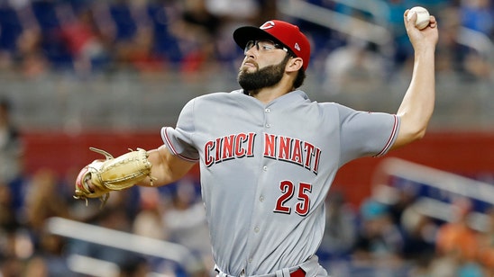 Reed wins in 1st major league start, Reds top Marlins 4-2