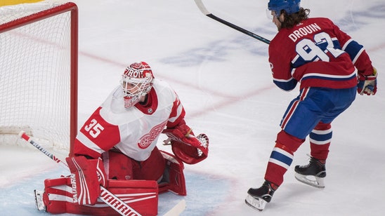 Drouin scores 2 to lead Canadiens in 7-3 win over Red Wings