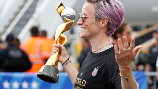 US Women's World Cup champs arrive home ahead of parade