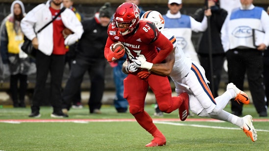 Cunningham’s 6 TDs lead Louisville past Syracuse 56-34