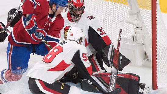 Canadiens score 4 in 3rd. beat Senators again 5-2