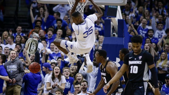 No. 10 Seton Hall wins 9th in a row, edging Providence 73-64