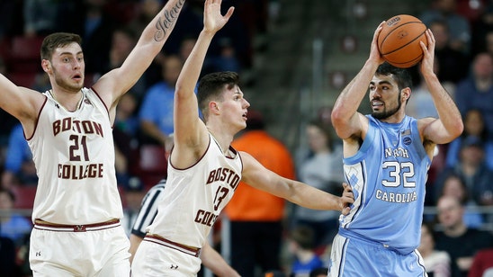 No. 3 North Carolina beats Boston College 79-66