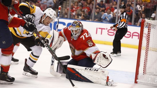 Huberdeau leads Panthers over Penguins, 4-2