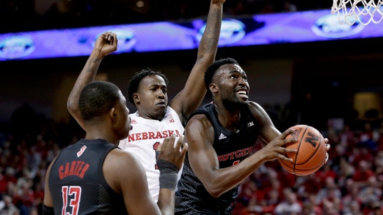 McConnell subs for Baker, leads Rutgers past Huskers 79-62