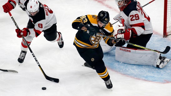 Blackwood stops 40 shots in 1st win, Devils beat Bruins 5-2