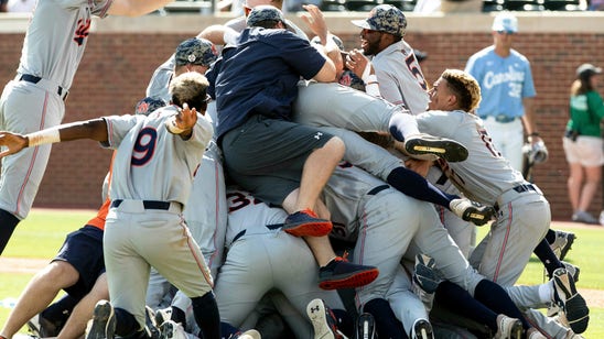 Auburn, Arkansas give SEC half of College World Series field