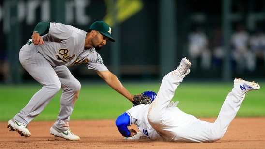 Semien helps A's beat Royals 2-1