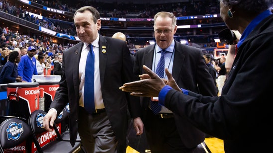 NCAA Latest: Coach K, Izzo go head to head for Final Four