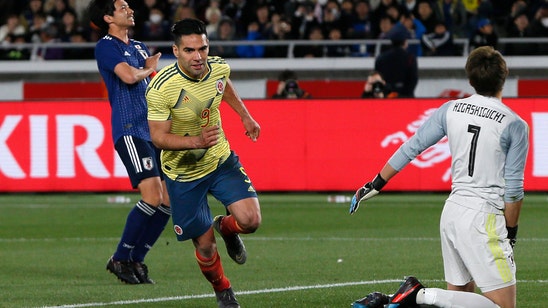 Falcao gives Colombia win in Japan, SKorea beats Bolivia