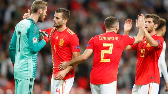 Spain fans chant ‘Gibraltar is Spanish’ during England match