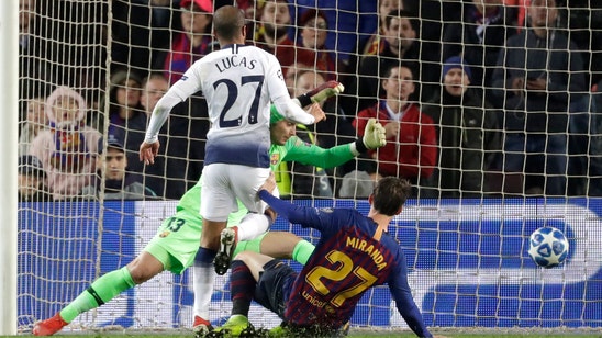 Tottenham advances to CL round of 16 after 1-1 draw at Barca