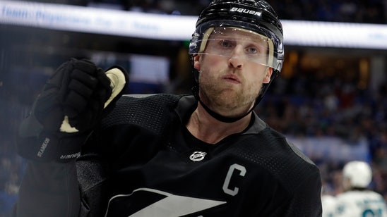 Vasilevskiy has 37 saves, Lightning beat Sharks 7-1