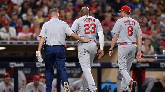 Cards place Ozuna on injured list, recall O'Neill, Thomas