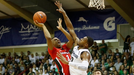 No. 3 Michigan State holds off Georgia 93-85 in Maui