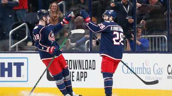 Bjorkstrand nets a pair as Blue Jackets beat Devils 5-1