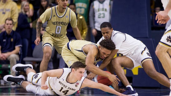 Gibbs and Harvey key 69-59 Irish victory over Georgia Tech