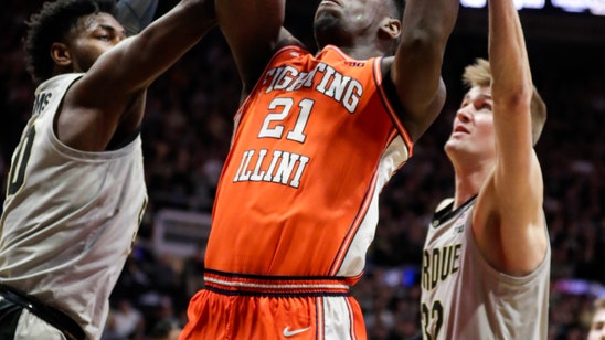 No. 21 Illinois runs away in 2nd half to sweep Purdue