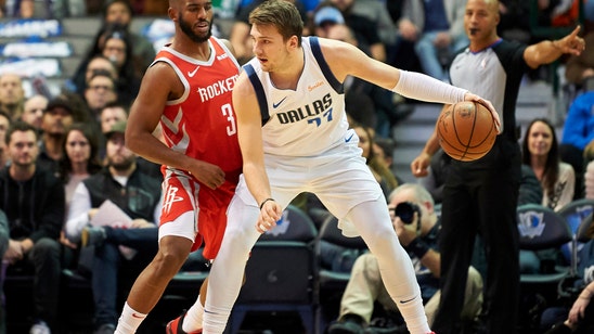 Doncic scores 11 straight, Mavs rally past Rockets, 107-104