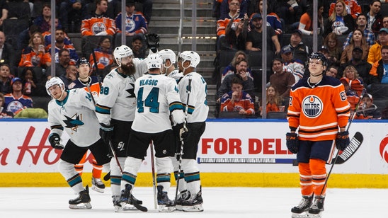 Burns lifts Sharks past Oilers 3-2 for 2nd win in 11 games