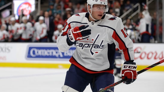 Carlson’s 3 points in 1st lead Capitals past Sharks 5-2