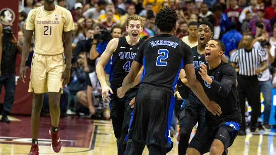Duke stays at No. 1 in AP Top 25; Kentucky, Marquette rise
