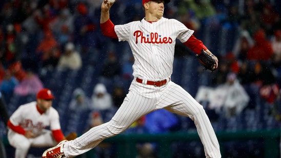 Hoskins drives in 4, Phillies beat Twins 10-4