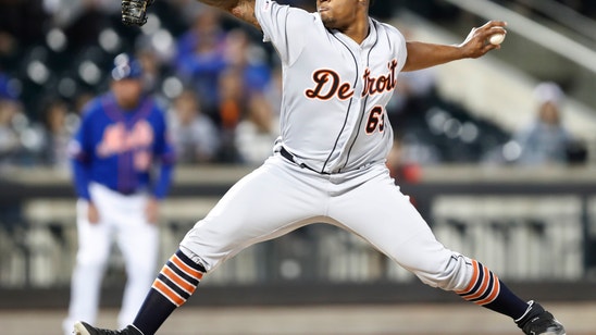 Tigers send down left-hander Soto, call up lefty Hall
