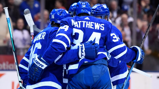 Auston Matthews stars in return, Maple Leafs beat Sharks 5-3