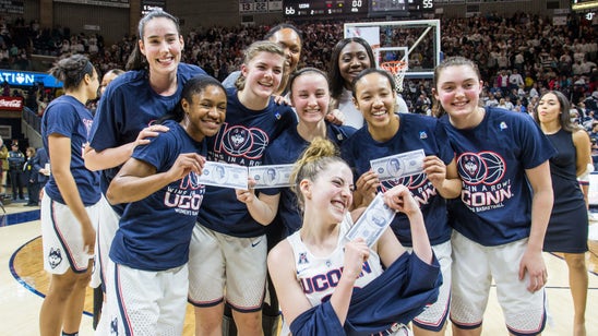 Athletes react to UConn women's basketball's 100th straight win