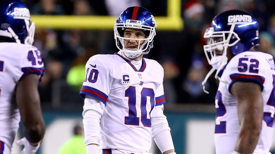 Manning struggles as Giants can't secure playoff bid in loss to Eagles
