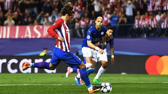 Watch: Griezmann draws, converts PK for Atletico Madrid in win vs. Leicester