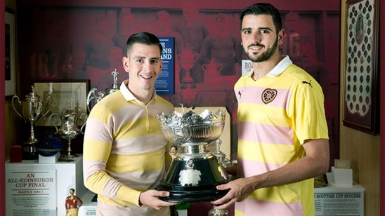Hearts' new kit looks like a pink and yellow creamsicle, but it's actually great