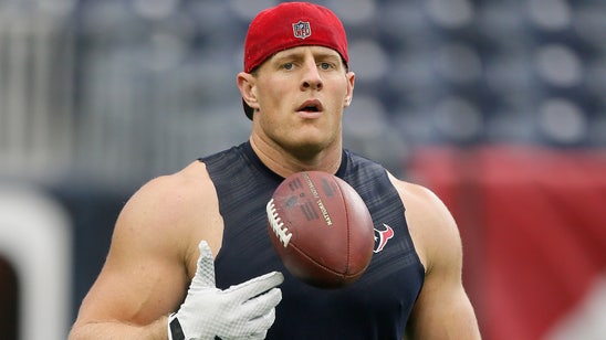 Shirtless J.J. Watt flexes abs as hard as possible on new magazine cover